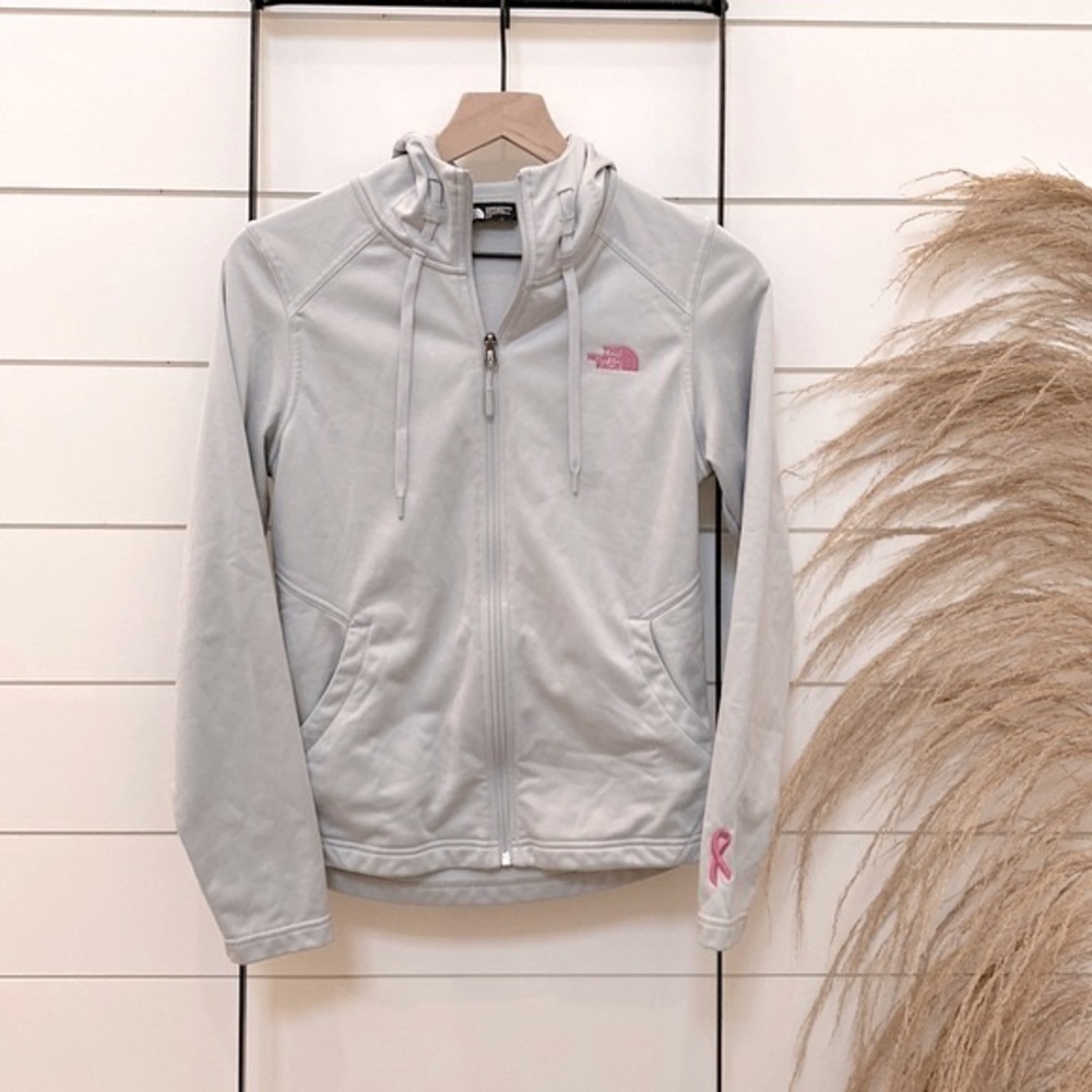 🌾 The North Face Women’s Pink Ribbon Tech Mezzaluna Hoodie SZ Small NF0A35E3 🌾